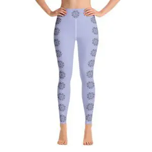 Heart Mandala Repeat Yoga Leggings