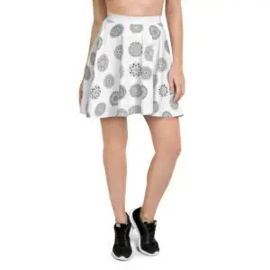 All-over Mandalas Skater Skirt
