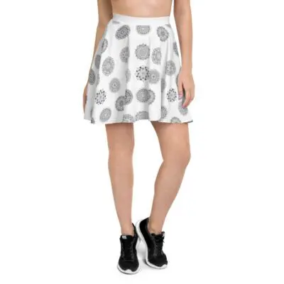 All-over Mandalas Skater Skirt
